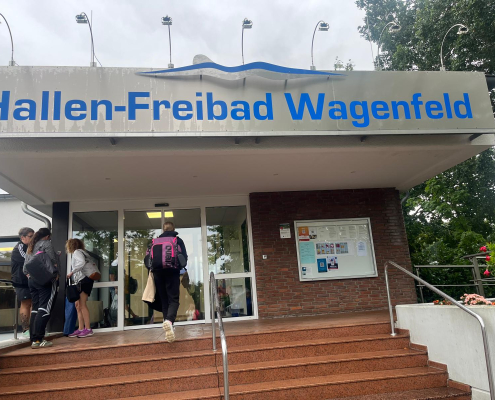 Mit Konzentration und Einsatz ging es an die Starts.
